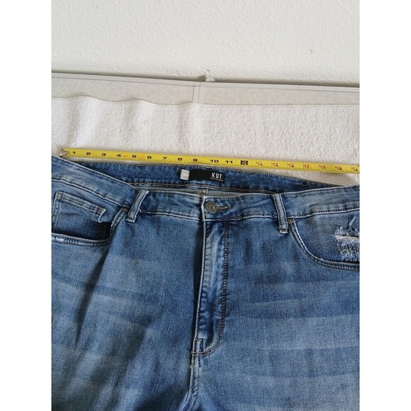 Kut From the Kloth Women’s Naomi High Rise Fab Ab Crop Straight leg 20W Plus - Picture 13 of 16